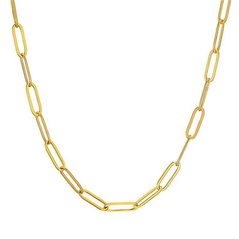Paperclip Gold Chain