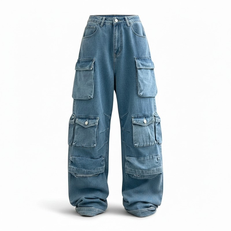 Y2K Cargo Pants - No Shoes